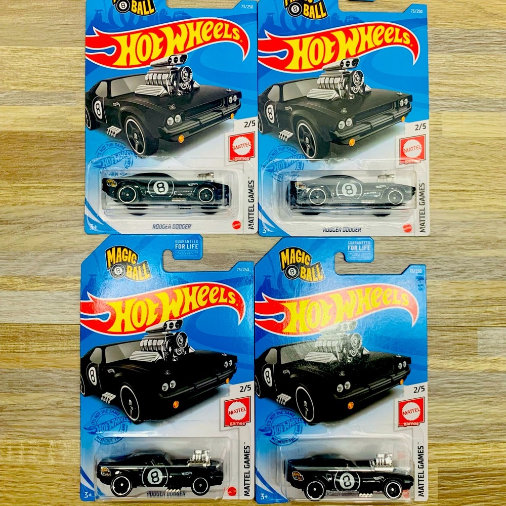 2020 Hot Wheels “Rodger Dodger” Set of 4 Different